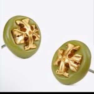 ( final sale ) tory Burch Roxanne Button stud earrings